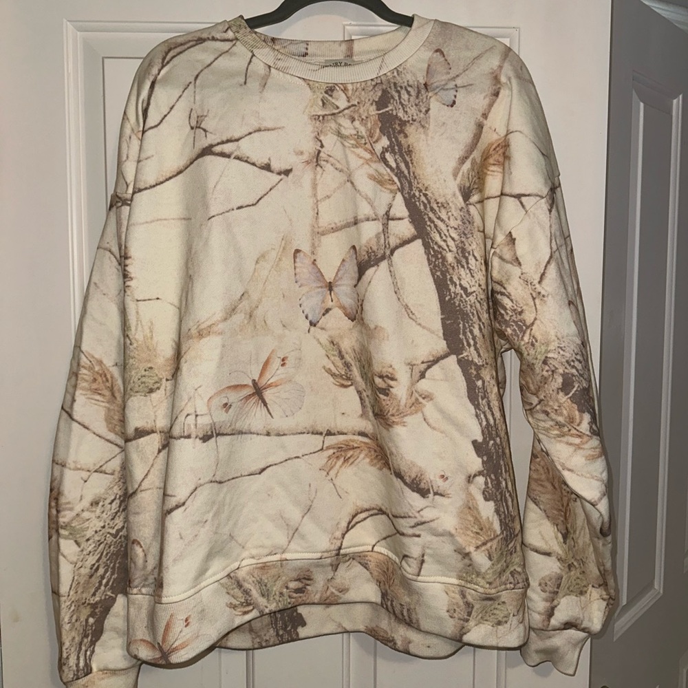 Dairy boy camo crewneck